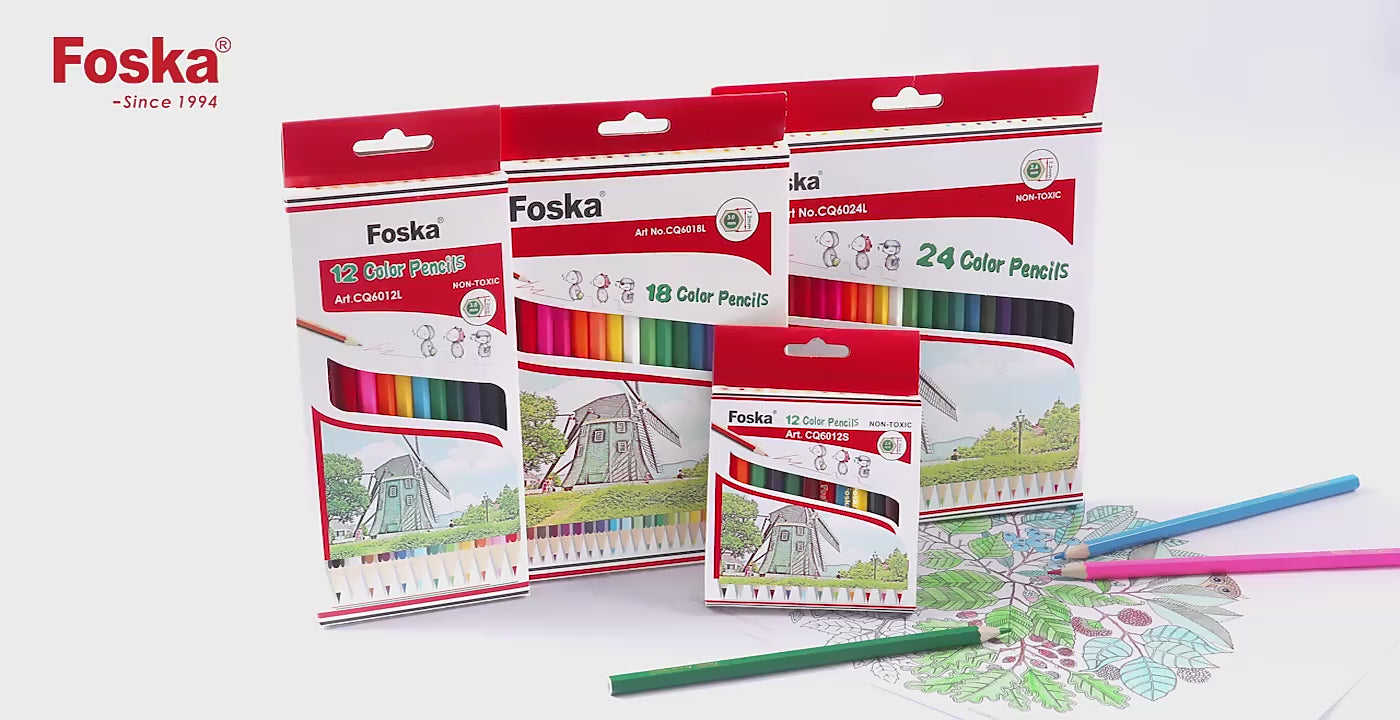 Load video: Highlighting our premium color pencils, just one of the many quality products we offer.